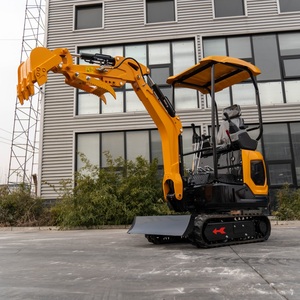 Excavatrice hydraulique sur chenilles HT-12, capacité de la benne de 0,025 m³, poids opérationnel de 1200 kg, moteur Koop, haute efficacité pour la construction - Product Image 4