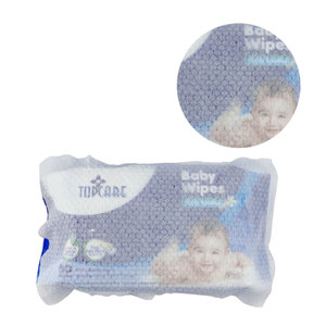 Lingettes humides pour bébé avec couvercle en plastique, parfumées, soin de la peau, lingettes nettoyantes jetables naturelles pour bébé en provenance de Chine - Product Image 3