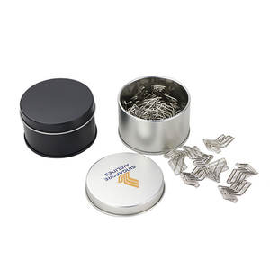 65*40mm scatola di latta circolare in metallo graffetta orologio sportivo bracciale piccolo di medie dimensioni contenitore smerigliato scatola per cuffie - Product Image 2