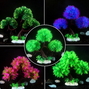 Plantes d'<span class=keywords><strong>aquarium</strong></span> de style moderne, vente directe d'usine, fleurs artificielles en plastique, décoration pour aquariums, vente en gros - Product Image 1