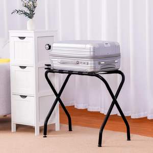 Soporte Plegable de Acero para Maletas de 1 Litro, Patas Ajustables, Estante para Equipaje, Almacenamiento Individual para Sala de Estar, Ecológico y Resistente - Product Image 3