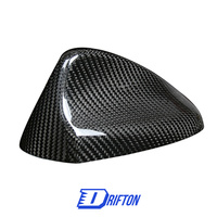 Aileron de requin en fibre de carbone sèche pour Alfa Romeo Giulia, couvre-antenne de toit
