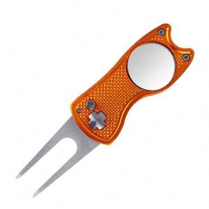 Herramienta para Reparar el Green de Golf Plegable de Metal Personalizada con Logotipo, Herramienta para Divots con Marcadores de Pelotas de Golf, Clip Magnético para Gorra, Accesorios - Product Image 3