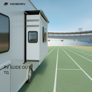 Système de mécanisme électrique <span class=keywords><strong>en</strong></span> profilé aluminium MOBORV, support de charge personnalisable, pièce de store coulissant, système de coulisse <span class=keywords><strong>pour</strong></span> <span class=keywords><strong>caravane</strong></span> et camping-car - Product Image 1