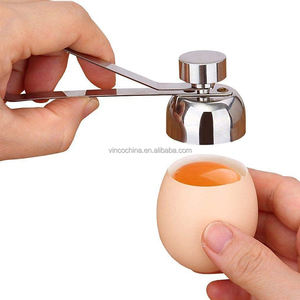 Ouvre-coquille d'<span class=keywords><strong>oeuf</strong></span> en acier inoxydable coupe-coquille outil de cuisine pour les oeufs durs crus/mous - Product Image 1