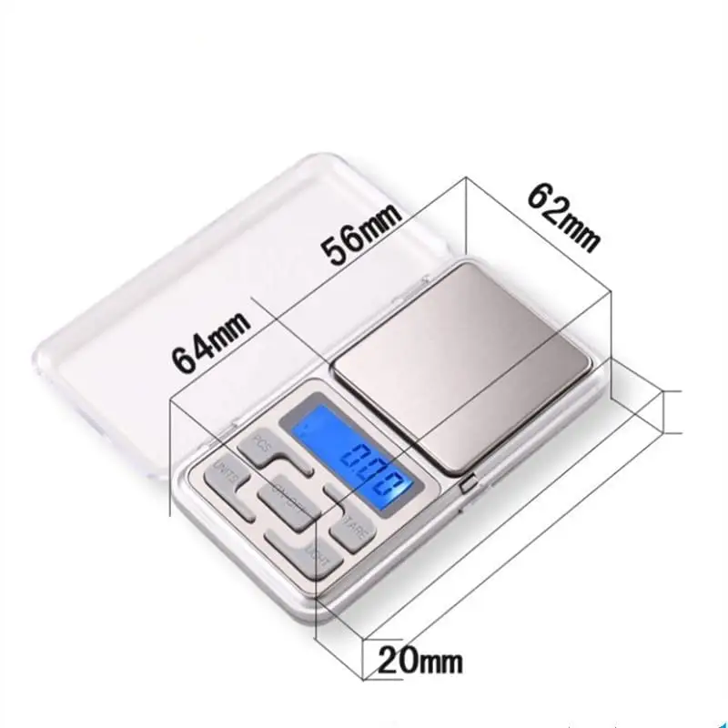 Aanpassen 100G 200G 300G 500G 1Kg Weegbereik 0.1G 0.001G Digitale Diamanten Sieraden Met Een Gewicht Van Zakschalen