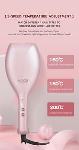 Kskin แท่งม้วนไข่ไอออนอัตโนมัติขนาด40มม. ที่ม้วนผมทรงนางเงือก2กระบอก - Product Image 6