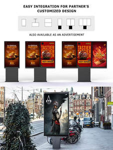 Hot Selling 3000 Nits 55 65 Inch Thinnest Commercial Digital Signage Screen Wall Mounting IP66 Outdoor Waterproof <strong>TV</strong> - Product Image 4