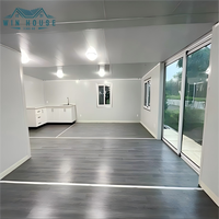 Casa Container Prefabbricata Espandibile 20Ft 40Ft, Villa Portatile per Cortile, Moderna Granny Flat