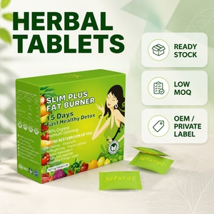 Tabletas Adelgazantes Naturales a Base de Hierbas para Mujeres y Hombres, Quemador de Grasa Abdominal, Suplementos para Bajar de Peso, Píldoras Detox de Acción Rápida, Marca Privada OEM - Product Image 1