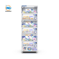 WANGERBAO Gacha Machine Source Usine Douane Triple-pont Gashapon Machine avec Accepteur de Pièces Capsule Gachapon Distributeur Automatique