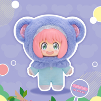 Authentique EAKI SPY FAMILY Animal Party Anya Forger Pendentif en peluche Boîte mystère 6 pièces Figurine d'anime officielle Breloque de sac Cadeau de collection