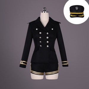 Costume da Marinaio Anime di Alta Qualità per Donna, Uniforme JK Bianca e Nera per Cosplay di Jang Wonyoung, Festa di Halloween - Product Image 3