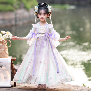 <span class=keywords><strong>ชุด</strong></span>เดรสเจ้าหญิงปักลายดอกไม้แบบดั้งเดิมราชวงศ์<span class=keywords><strong>ถัง</strong></span>สำหรับเด็ก - Product Image 5