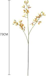 Nuevo Arreglo Floral Artificial de Orquídeas Mariposa de 3 Ramas, Estilo Europeo, Pequeño, para Hogar y Hotel, Cuatro Estaciones - Product Image 2