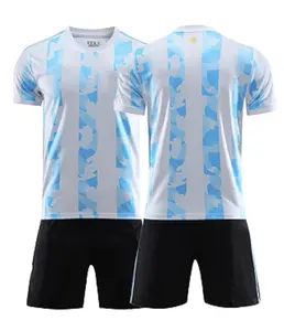 Conjunto de uniforme de fútbol para hombres, camiseta de fútbol, versión 2021, 20, 21