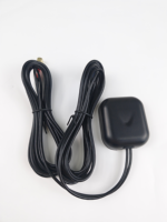 Antenne carrée combinée 2-en-1 4G LTE GNSS, antenne à double alimentation auto-adhésive avec connecteur SMA pour voiture et IoT industriel