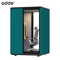 Cabine de bureau insonorisée pour réunions et travail, en aluminium, pour une personne, idéale comme cabine téléphonique insonorisée