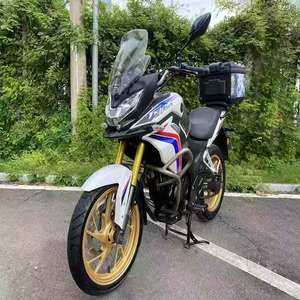 Motocicletta a Benzina di Seconda Mano, Haojue Disuang <span class=keywords><strong>190</strong></span> di Alta Gamma con Freno a Disco, Avviamento Elettrico <span class=keywords><strong>e</strong></span> a Pedale, Portapacchi Pieghevole Grande - Product Image 3