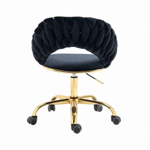 Modern Design <b>Velvet</b> Swivel Beauty <b>Chair</b> Hot-Selling Household Bedroom Dressing <b>Chair</b> With Metal Material for Foreign Trade - Product Image 4