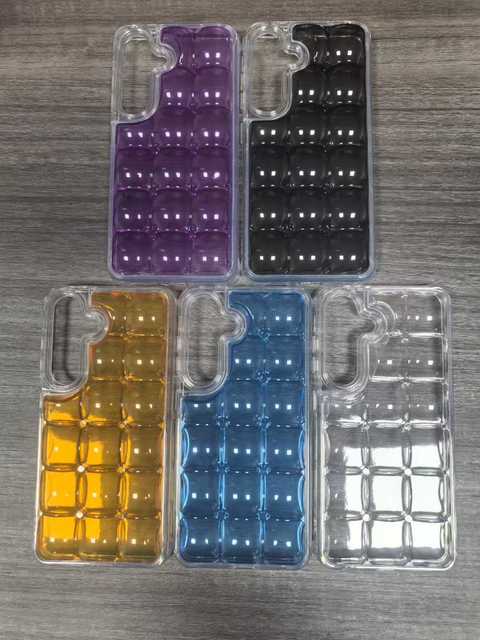 2 in 1 DIY Detachable Ice Cube Down Jacket Dual Layer Removable Mobile Cover for Samsung Galaxy S26 Ultra S25