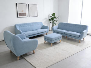 F083 Wholesale Modern Black Luxury Sofa <b>Set</b> High Quality PU Leather Eco-Friendly Easy Clean Home Furniture Home Office Dining - Product Image 2