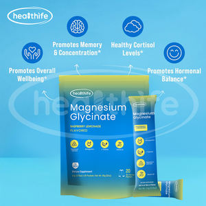 Suplemento de <span class=keywords><strong>Magnesio</strong></span> Healthife Sleep Emotion, Sabor a Limón, <span class=keywords><strong>Polvo</strong></span> de <span class=keywords><strong>Magnesio</strong></span> Glicinato - Product Image 4