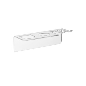 FaSoLa Bathroom Storage Rack Wall Mounted Rectangular Durable For Combs Hair Dryer Corner Mount - Product Image 5