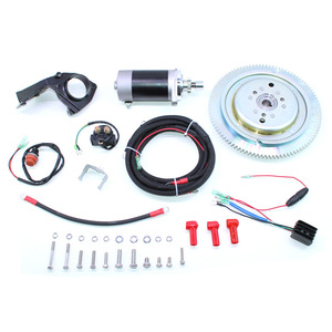 Kit de démarrage électrique pour moteur hors-bord Yamaha 25/30 CV, conversion de commande arrière pour mise à niveau et modernisation de moteur à essence 2 temps - Product Image 3
