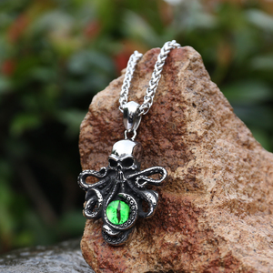 Gioielli di moda in acciaio inox collana di gioielli marini Octopus collana pendente uomini collana gioielli - Product Image 3