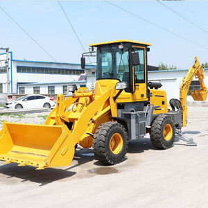 Diskon besar ekskavator Backhoe 4 in 1 Bucket Backhoe roda Loader Mini Backhoe Excavator Loader 4x4 Backhoe Loader untuk dijual - Product Image 4