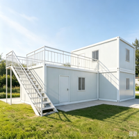 Maison Conteneur Moderne Pliable en Panneaux Sandwich, Maison Préfabriquée Pliante, Maison Modulaire Portable, Atelier Extensible, Chambre
