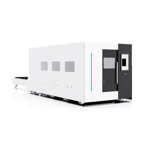 Máquina de Corte Láser de Fibra Metálica con Mesa de Intercambio Totalmente Cerrada, Acero Inoxidable y Carbono, Alta Eficiencia 1500W 2000W 3000W 12000W - Product Image 2