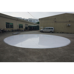 Plancher de danse modulaire portable en contreplaqué brillant, installation facile pour mariage - Product Image 4