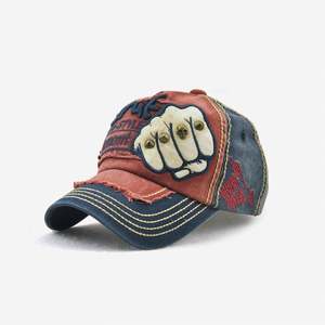 Custom Embroidery Logo <b>Hats</b> Wholesale 100% Cotton Distressed Vintage <b>Dad</b> <b>Hats</b> for Men Baseball Cap - Product Image 4