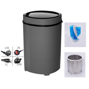 Lavadora de zapatos semiautomática pequeña de un solo cilindro de cubo redondo grande para el hogar - Product Image 5