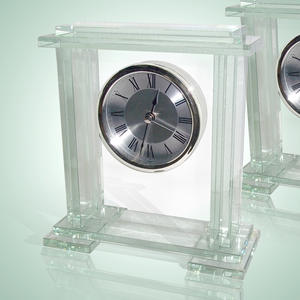 Glass and Metal Gift <strong>Mantel</strong> Alarm <strong>Clock</strong> Gift <strong>Clock</strong> - Product Image 3