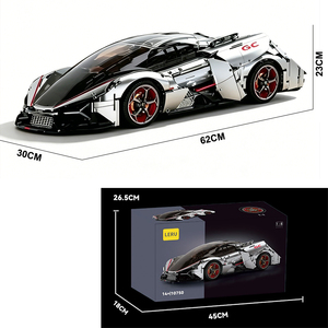 Nuovo Modello <span class=keywords><strong>di</strong></span> Supercar Tecnico in Scala 1:8, Set <span class=keywords><strong>di</strong></span> <span class=keywords><strong>Costruzioni</strong></span> in Plastica, Giocattolo Educativo per Adolescenti e Adulti - Product Image 6