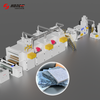 Ligne de production thermocollée Airlaid de feutre de fibre de rebut de capacité élevée de HYL avec ISO9001 pour les machines non-tissées