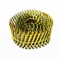 Clous galvanisés peints de clou de bobine d'usine de la Chine dans le clou de bobine de tige lisse d'anneau torsadé de bobine pour la palette