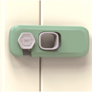 Verrou de sécurité pour réfrigérateur et congélateur, loquet de porte de congélateur, verrou de sécurité pour armoire pour bébés et enfants - Product Image 4