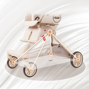Poussette pliable en alliage d'aluminium à double inclinaison pour bébés <span class=keywords><strong>de</strong></span> 0 à 6 mois, idéale pour les parents au quotidien - Product Image 5