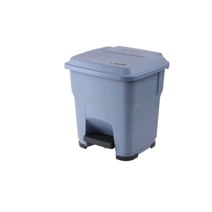 High Quality Plastic Waste Bin with foot pedal 30L kitchen fireproof Garbage recycle trash can