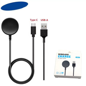 Câble de <span class=keywords><strong>chargeur</strong></span> de montre intelligente rapide USB en gros pour Samsung <span class=keywords><strong>Galaxy</strong></span> <span class=keywords><strong>Watch</strong></span> 5 Pro <span class=keywords><strong>Watch</strong></span> <span class=keywords><strong>4</strong></span> Station de charge magnétique classique B - Product Image 1