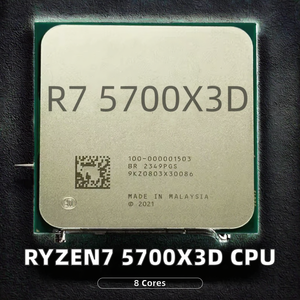 ใช้5700X3D <span class=keywords><strong>Ryzen7</strong></span>เอเอ็มดี8-คอร์3.0กิกะเฮิร์ตซ์14NM ซ็อกเก็ต AM4ซีพียูเดสก์ท็อป16เธรดไม่มีพัดลม - Product Image 2