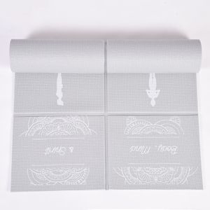 Tapetes de Yoga Plegables de PVC Portátiles de Color Morado Claro de 173*61*0.5CM para Entrenamiento al Aire Libre, Suministro de Fábrica - Product Image 3