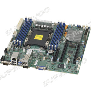 Carte mère de serveur MicroATX X11SPM-TPF 6DIMM, chipset C622, 2 ports 10G SFP+, X11SPM-TPF - Product Image 1