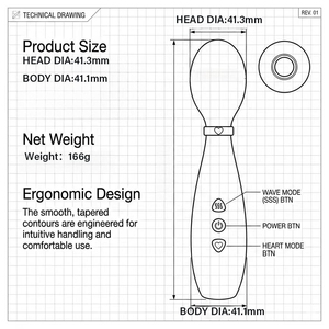 Groothandel Hot Sale 10 Frequenties Multifunctionele Bowlingvormige Massager USB Oplaadbaar Waterdicht Siliconen ABS Clitoris Vibrator - Product Image 5