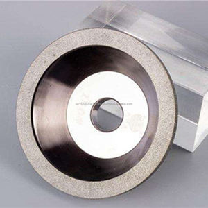 Meule diamantée galvanisée pour l'affûtage des tronçonneuses Al2O3 et SiC Industrial Ceramic Solutions 11V9 meulage de coupe - Product Image 1