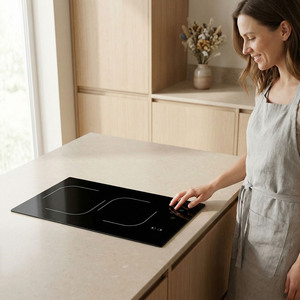 Cuisinière à <span class=keywords><strong>induction</strong></span> infrarouge robuste 3500W en acier inoxydable, chauffage rapide, affichage numérique, économie d'énergie, cuisinière à <span class=keywords><strong>induction</strong></span> 2 brûleurs - Product Image 6
